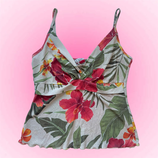 Tropical Floral Camisole (M)