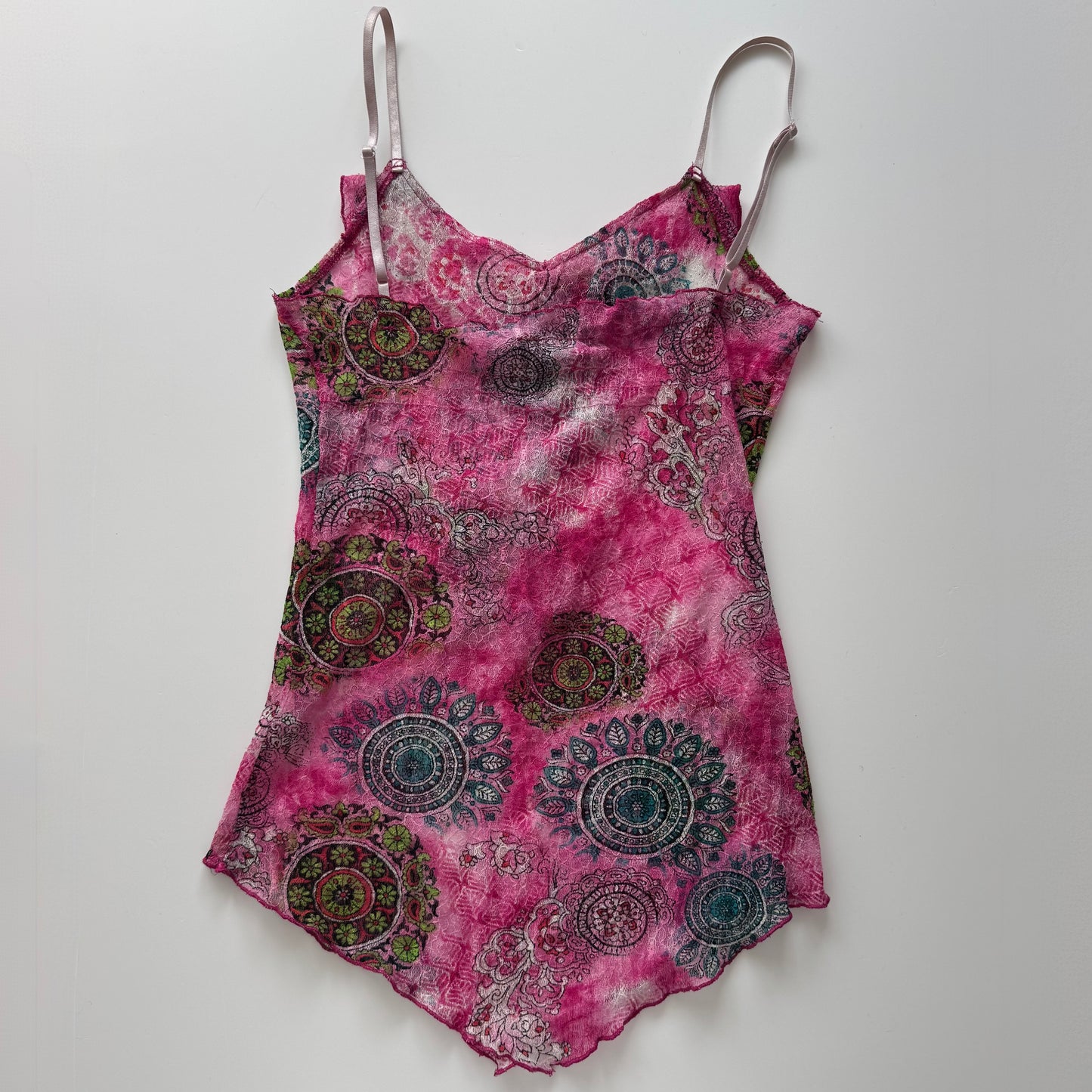 Pink vintage Y2K top (S)