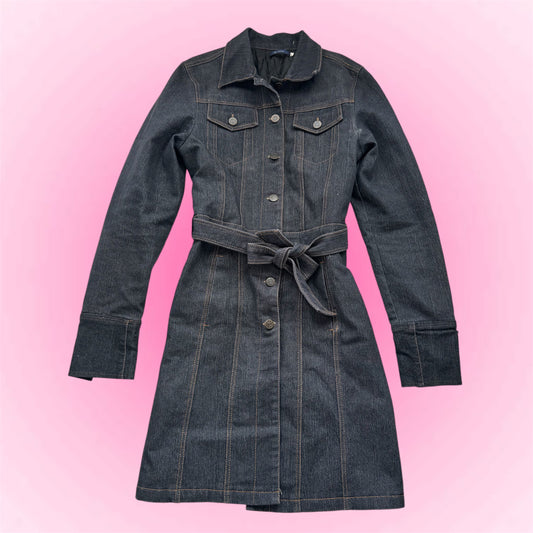 Vintage denim coat (S)