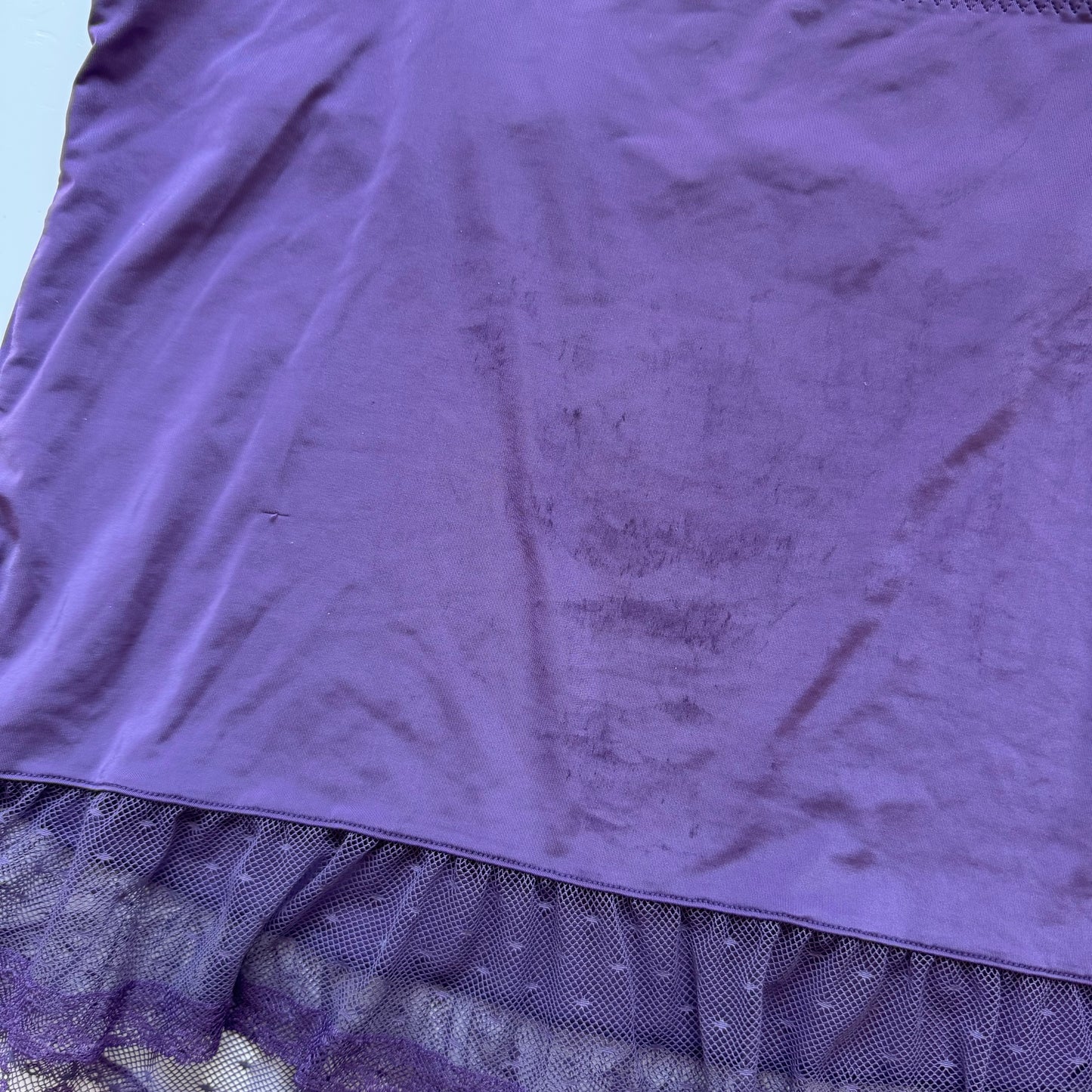 Purple Lace Babydoll Cami Top (M)