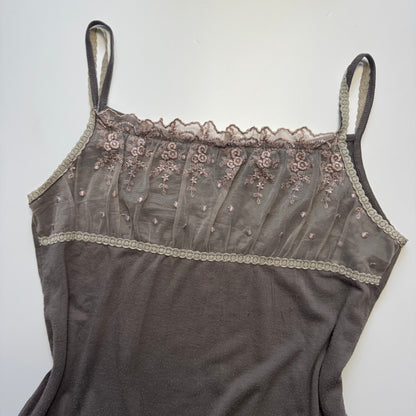 Cute grey fairy top (L)