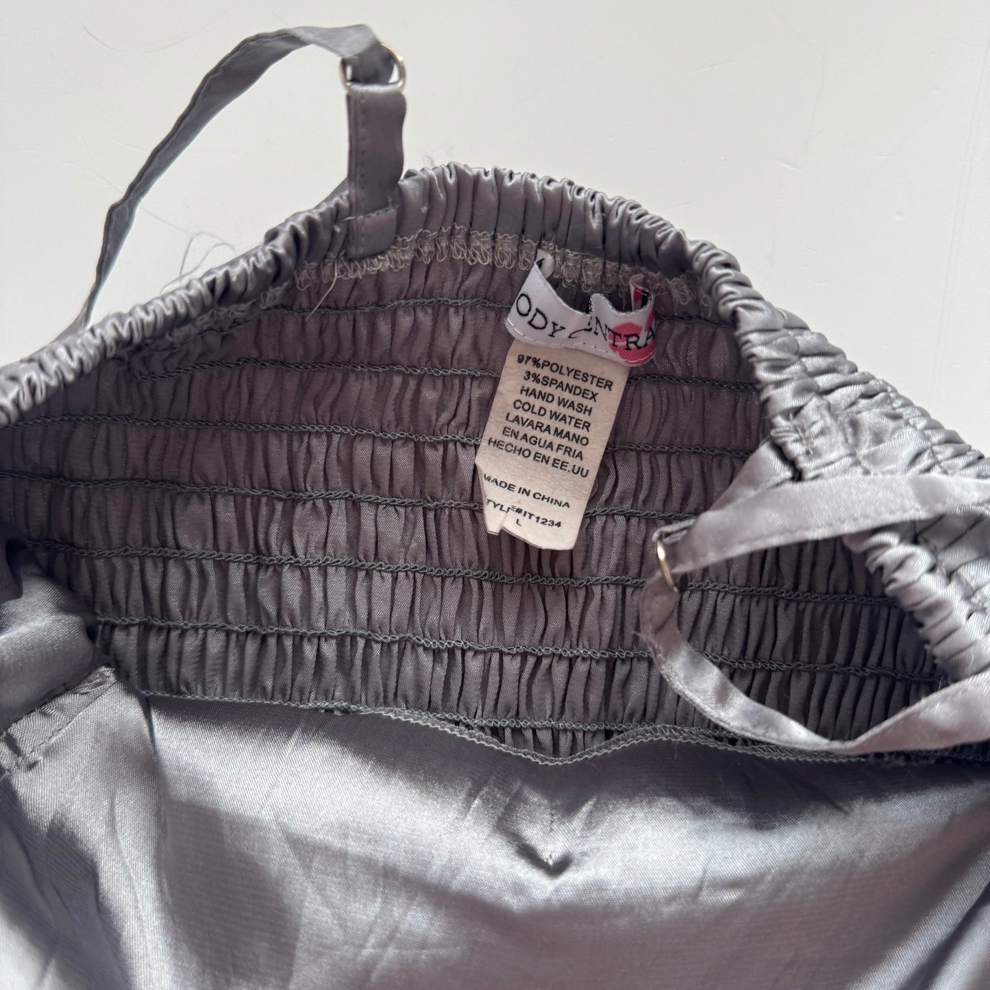 Silver Ruffled Camisole (XS)