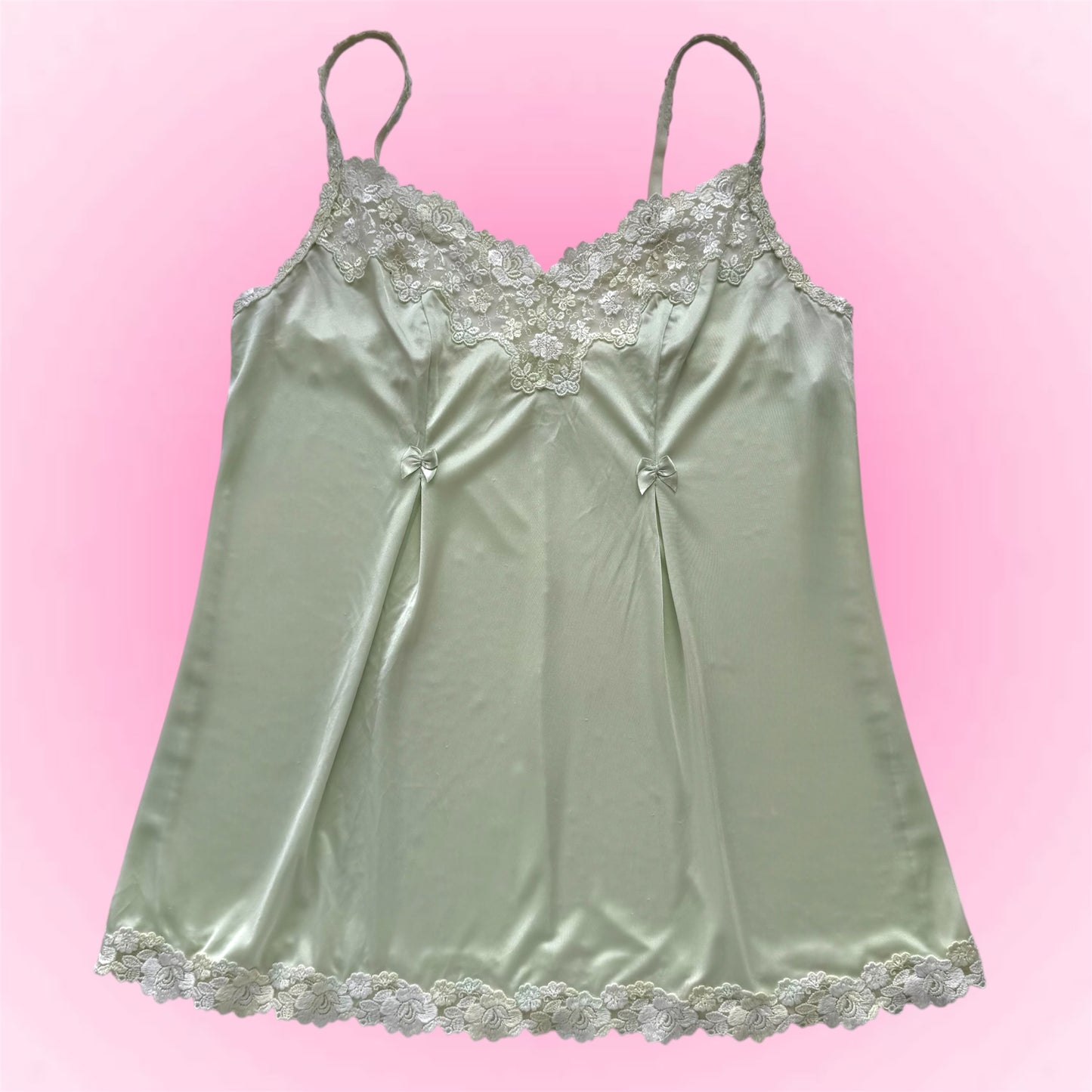 Green coquette top (S)