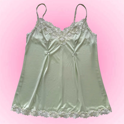 Green coquette top (S)
