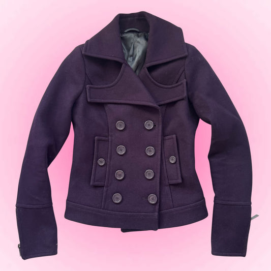 Purple Peacoat Y2K Phard Jacket (XS)