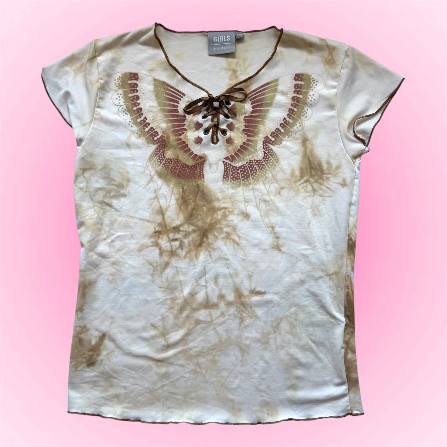 Vintage Graphic Butterfy T-Shirt (XS)