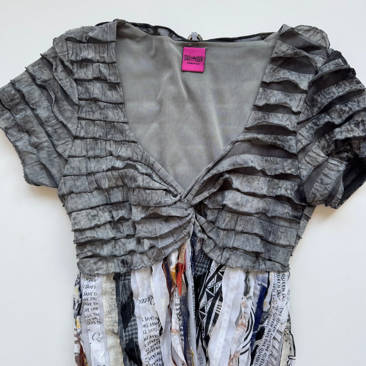 Unique Y2K Dress Save the Queen! (M)