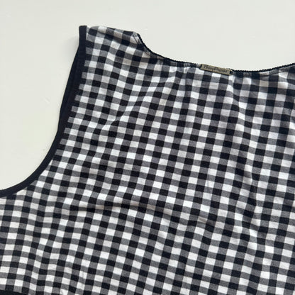 Gingham Cherry Y2K Shirt (M)