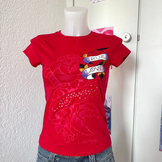 Red Ed Hardy T-Shirt (S)