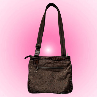Brown Gussaci Crossbody Bag