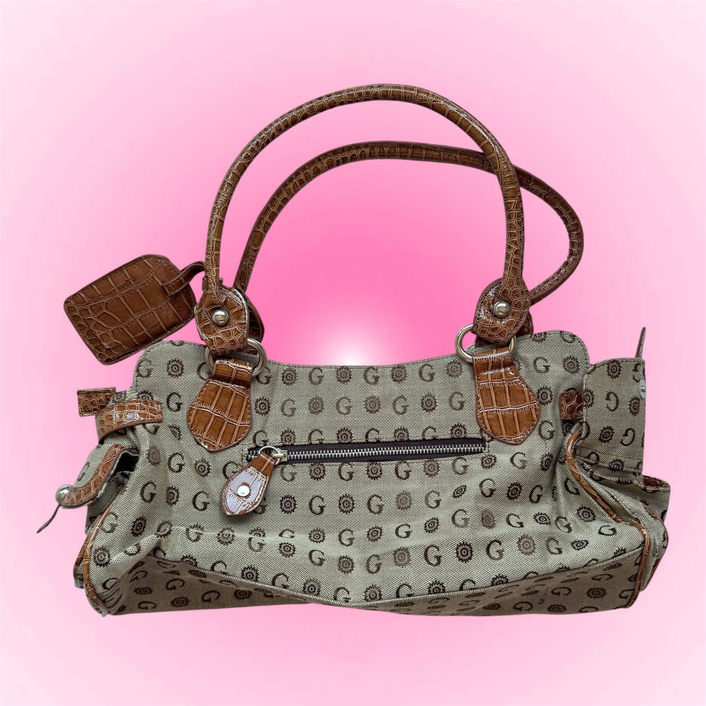 Gussaci Brown Shoulder Bag