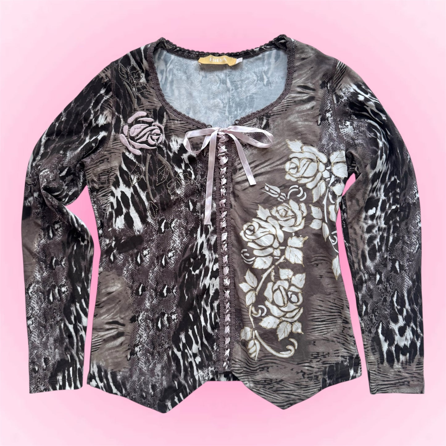 Brown Longsleeve Top (M)