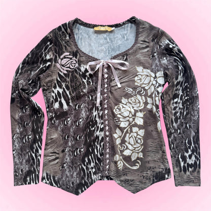 Brown Longsleeve Top (M)