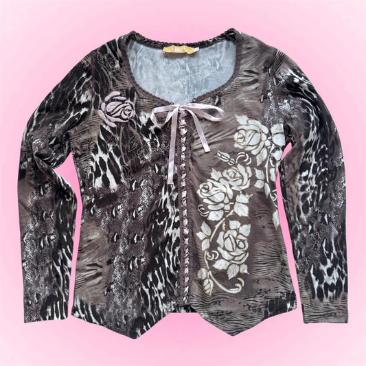 Brown Longsleeve Top (M)