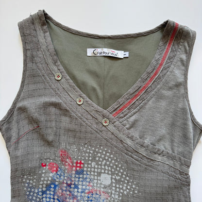 Grey 90s vintage dress (S/M)