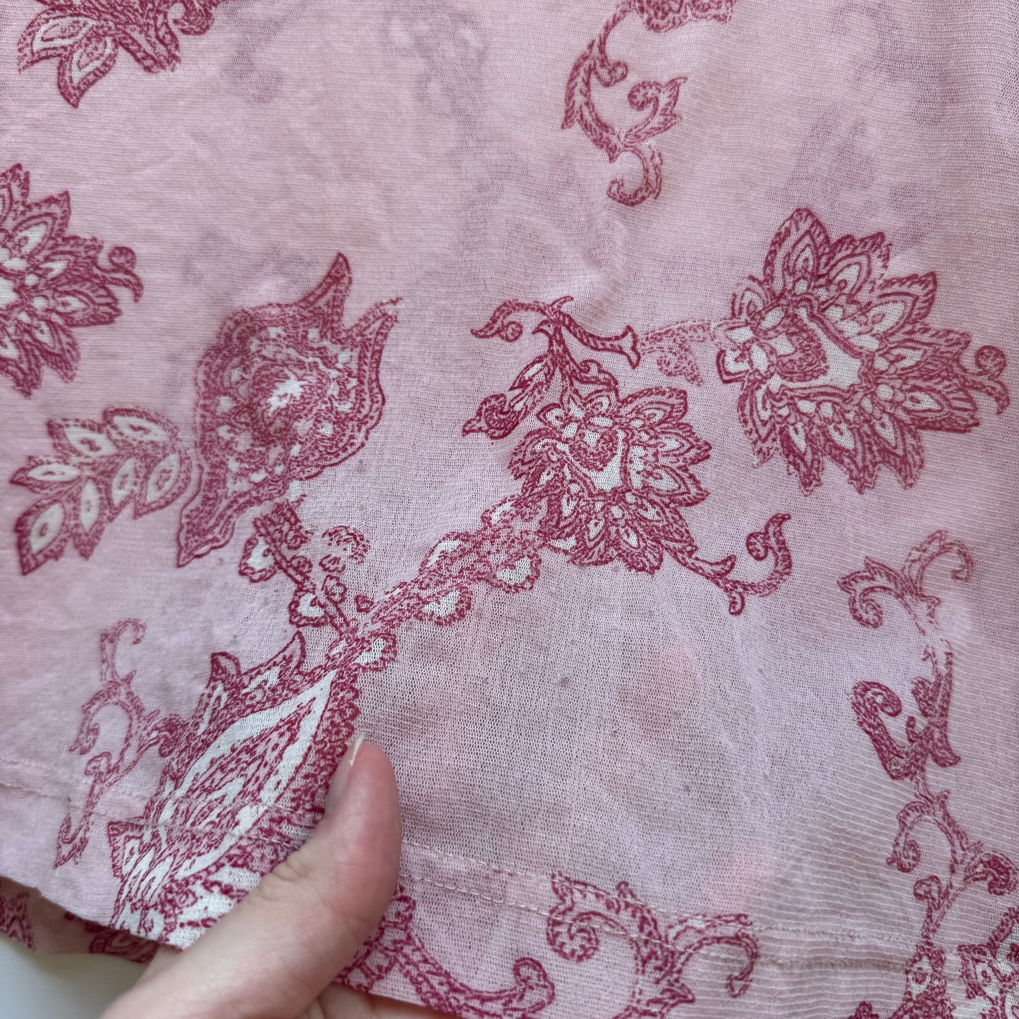 Pink Floral Fairycore Longsleeve (M)