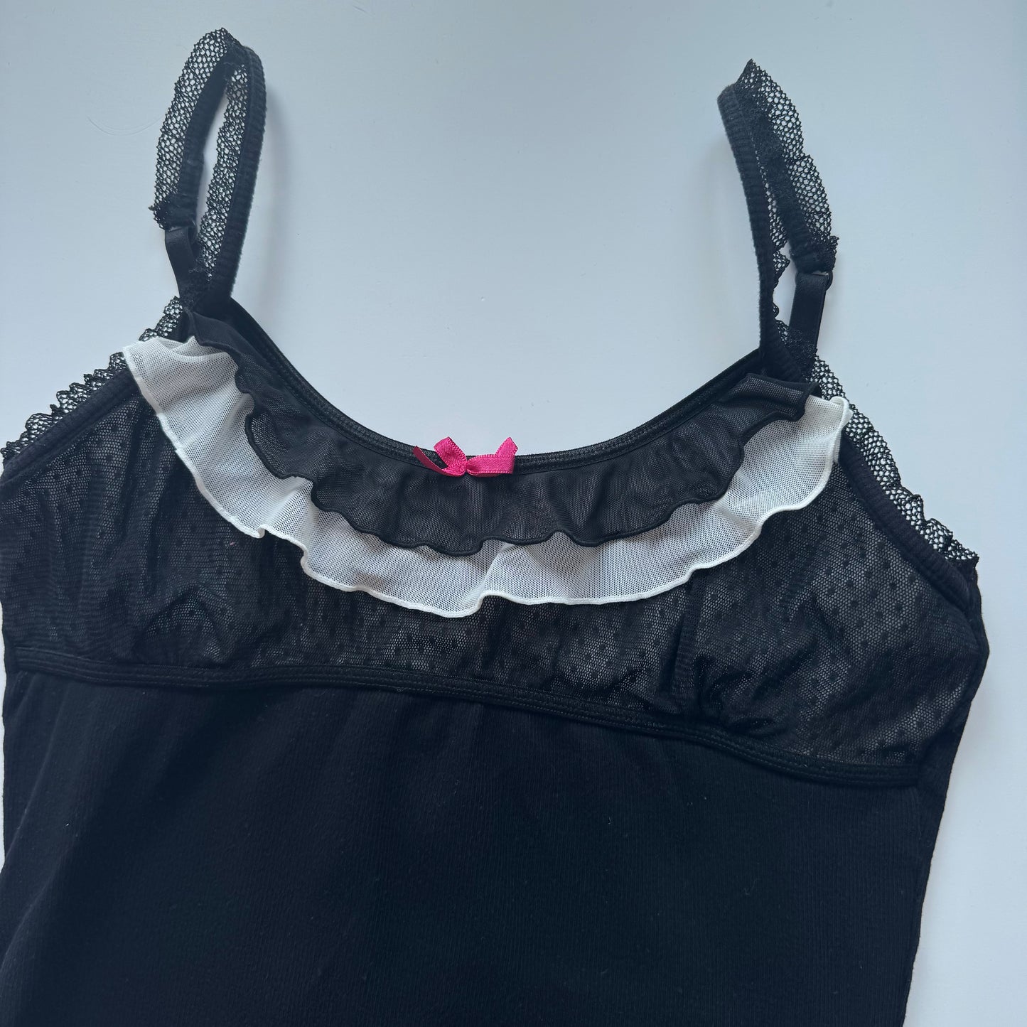 Black coquette Vive Maria Top (S)