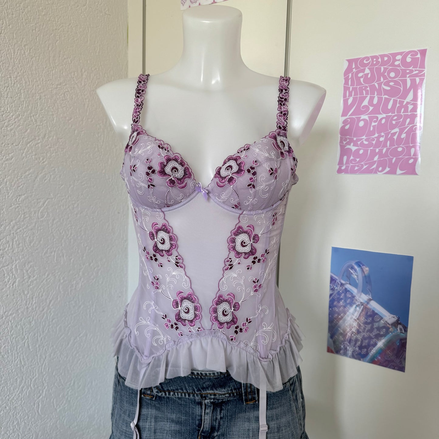 Beautiful purple lingerie set - Deadstock, new with tags