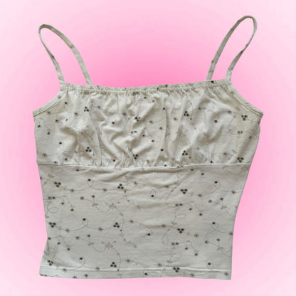 Cream Y2K Cami Top (S)