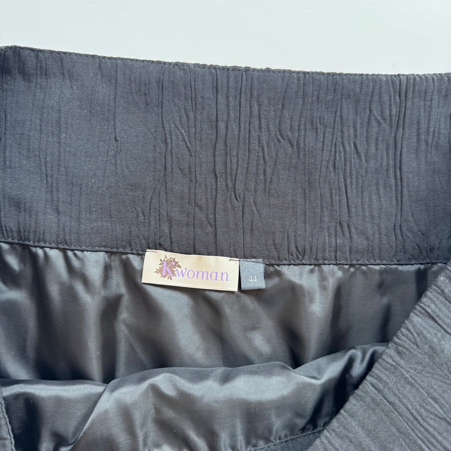 Black Layered Midi Skirt (L)