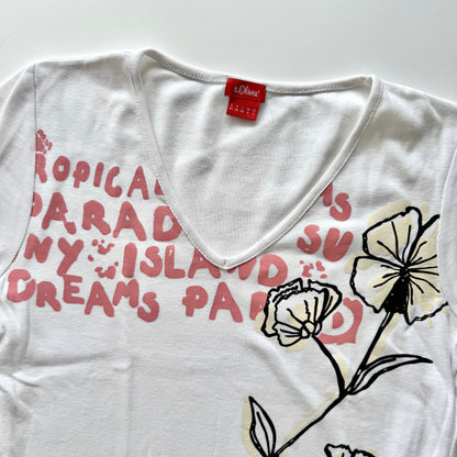 Cute white T-Shirt (S)