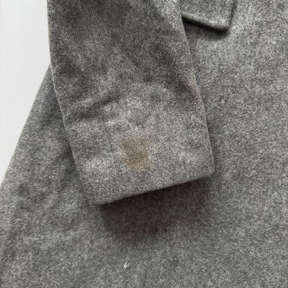 Grey Tailored Wool Coat (S)