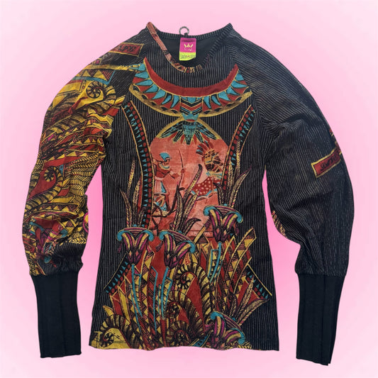 Mesh longsleeve Save the Queen (S)