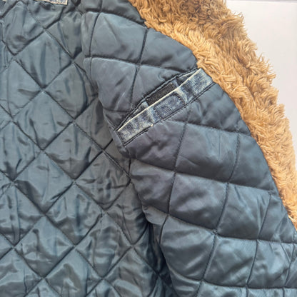 Denim Jacket with Faux Fur (S)