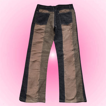 Patchwork Panel Jeans (S/M)