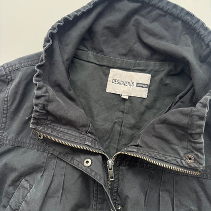 Black Vintage Utility Jacket (S/M)