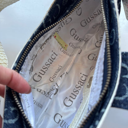 Gussaci Denim Shoulder Bag | New with tags