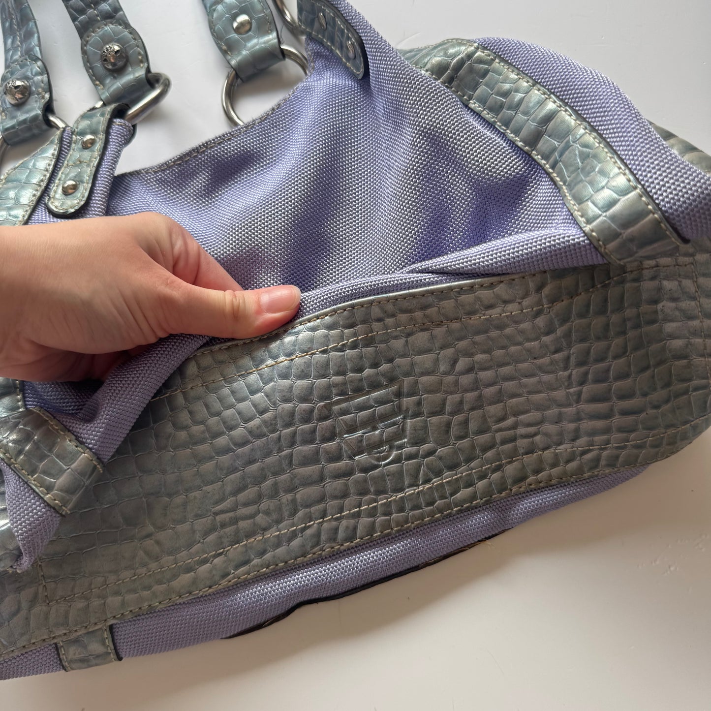 Purple Y2k Shoulder Bag Kathy Van Zeeland