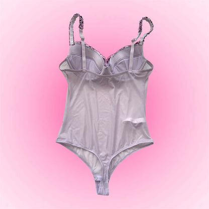 Purple designer bodysuit (S)- Deadstock