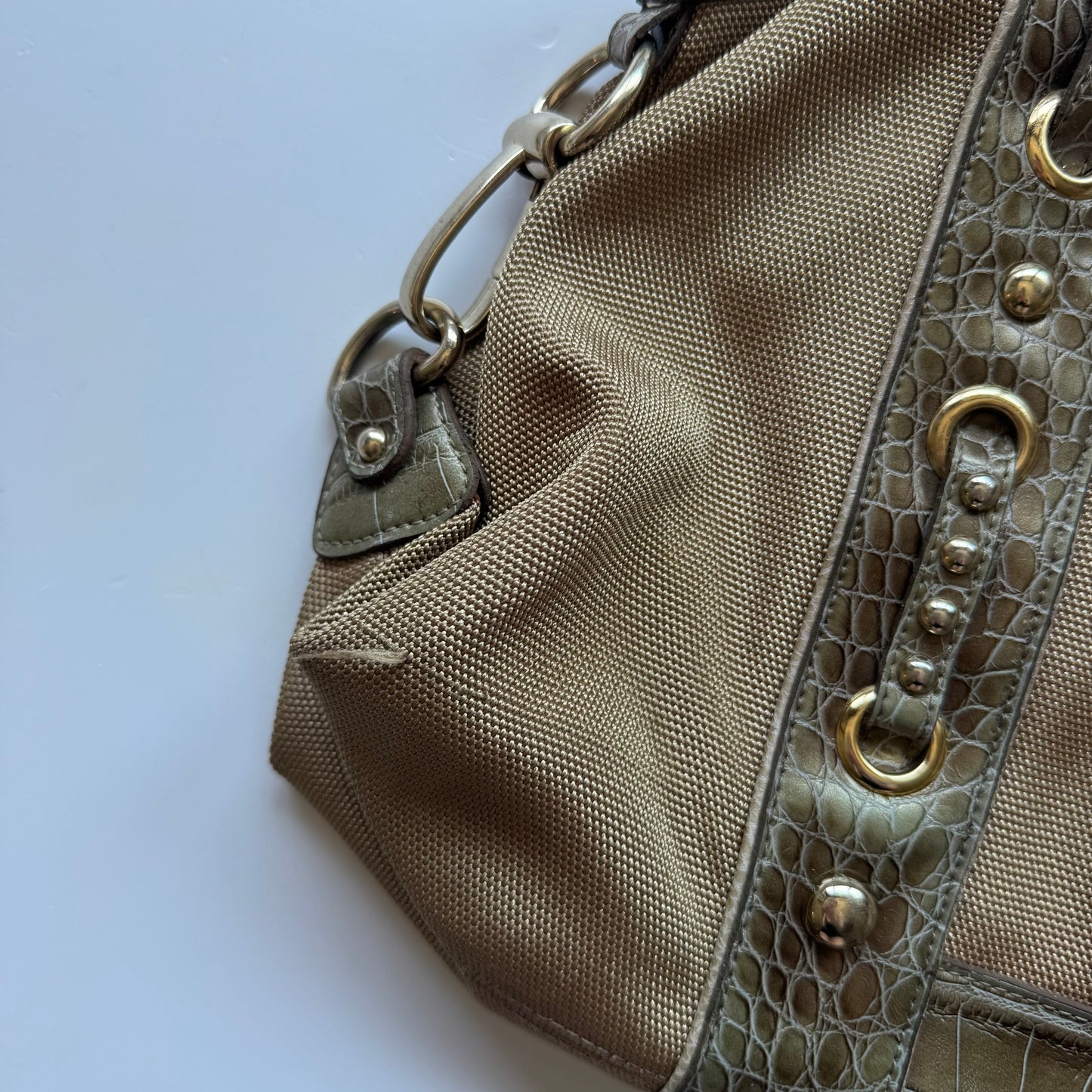 Studded Satchel Bag Kathy Van Zeeland