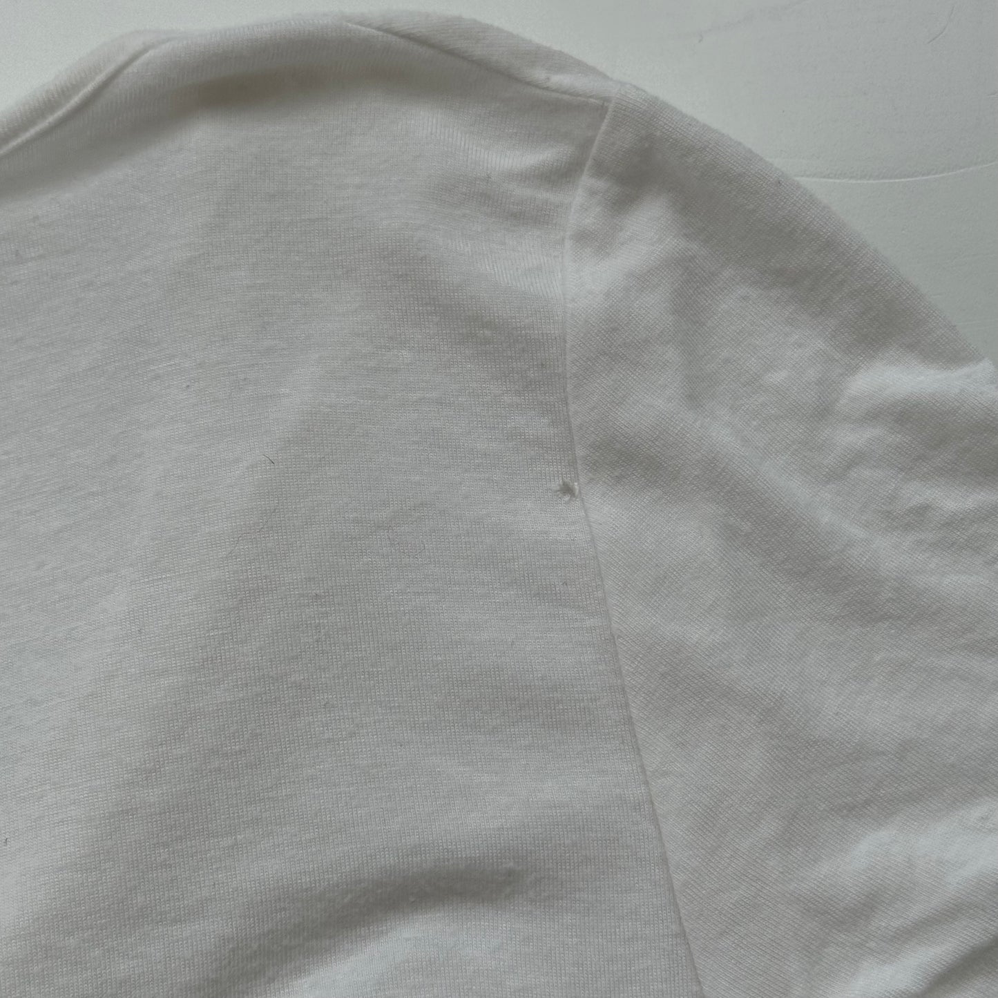 White Ruched Coquette Tshirt (M)