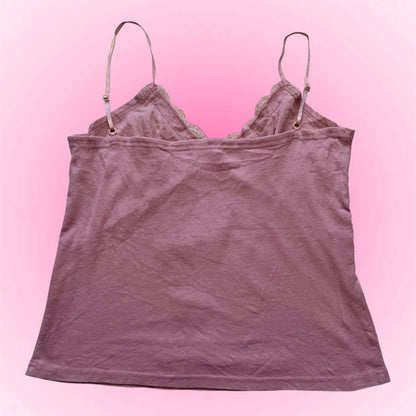 Pink coquette sequin top (L)
