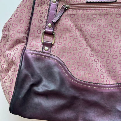 Pink Monogram Y2K Shoulder Bag