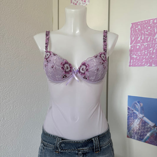 Purple designer bodysuit (S)- Deadstock