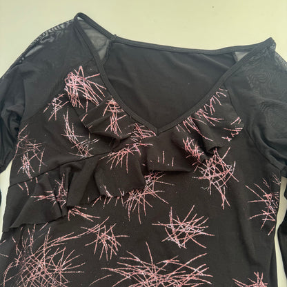 Glittery Y2k longsleeve (S)