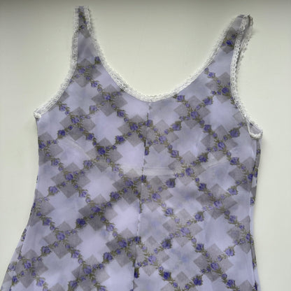 Lavender vintage slip dress (S)