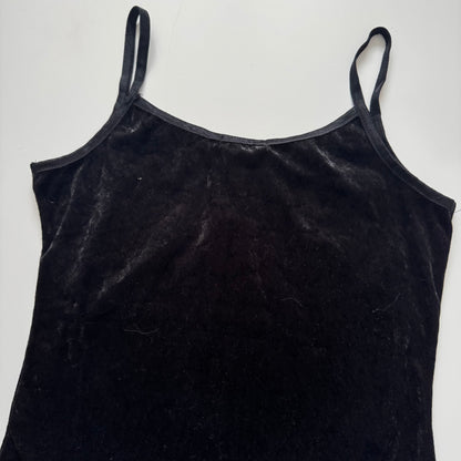 Black velvet fairy top (S)