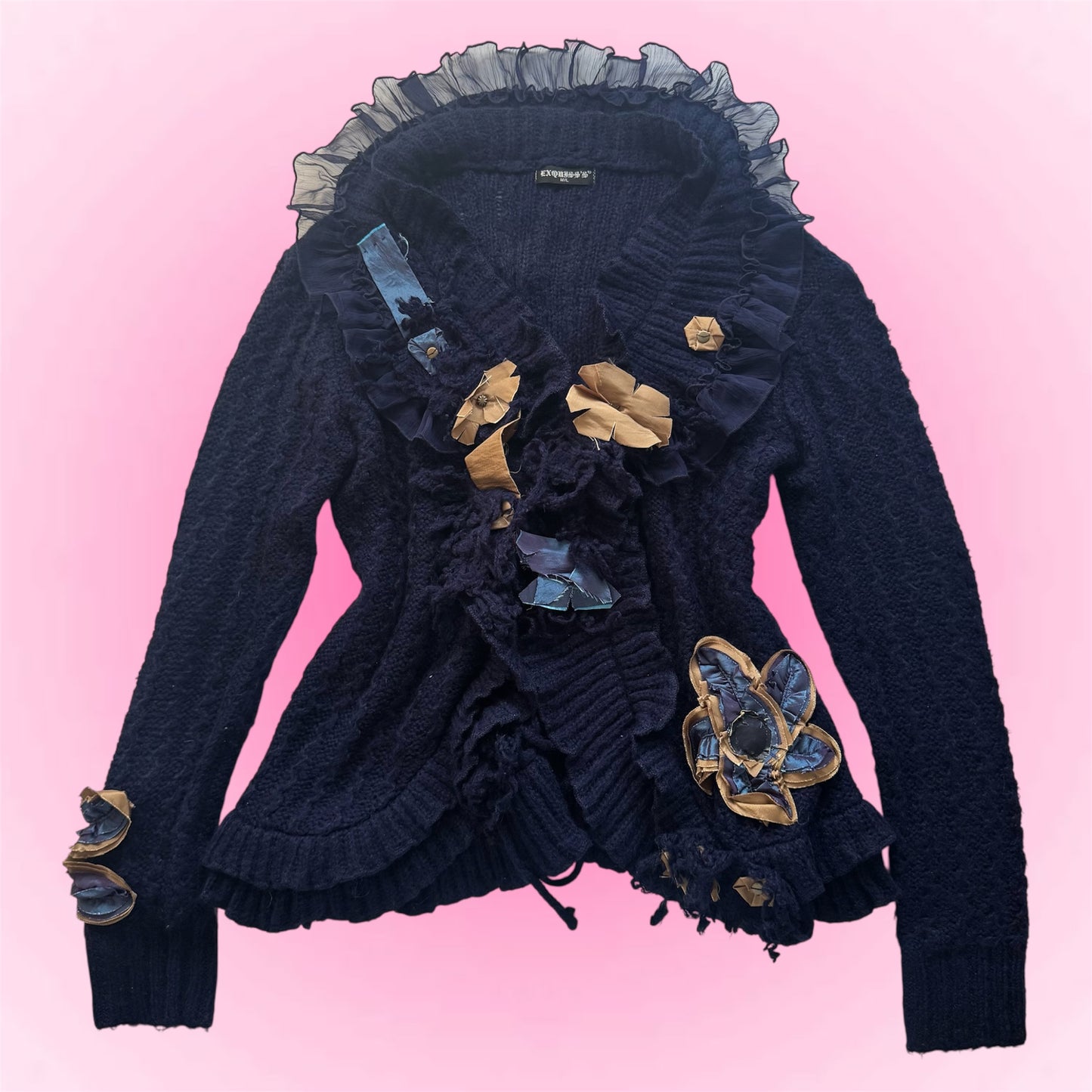 Embellished Knit Cardigan (M/L)