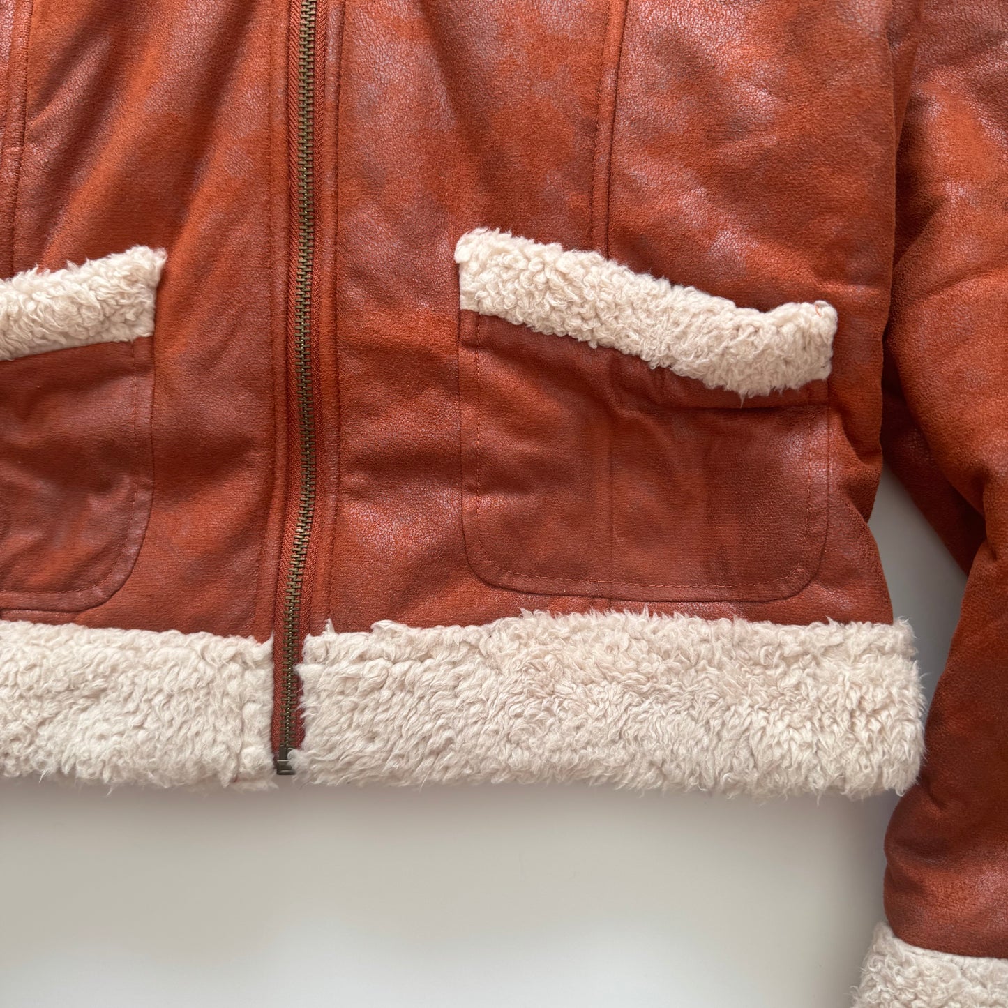 Orange Y2k Jacket (S)