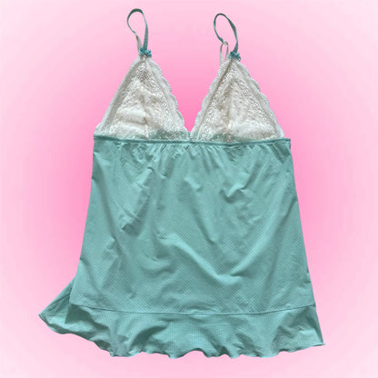 Blue cami top (M)