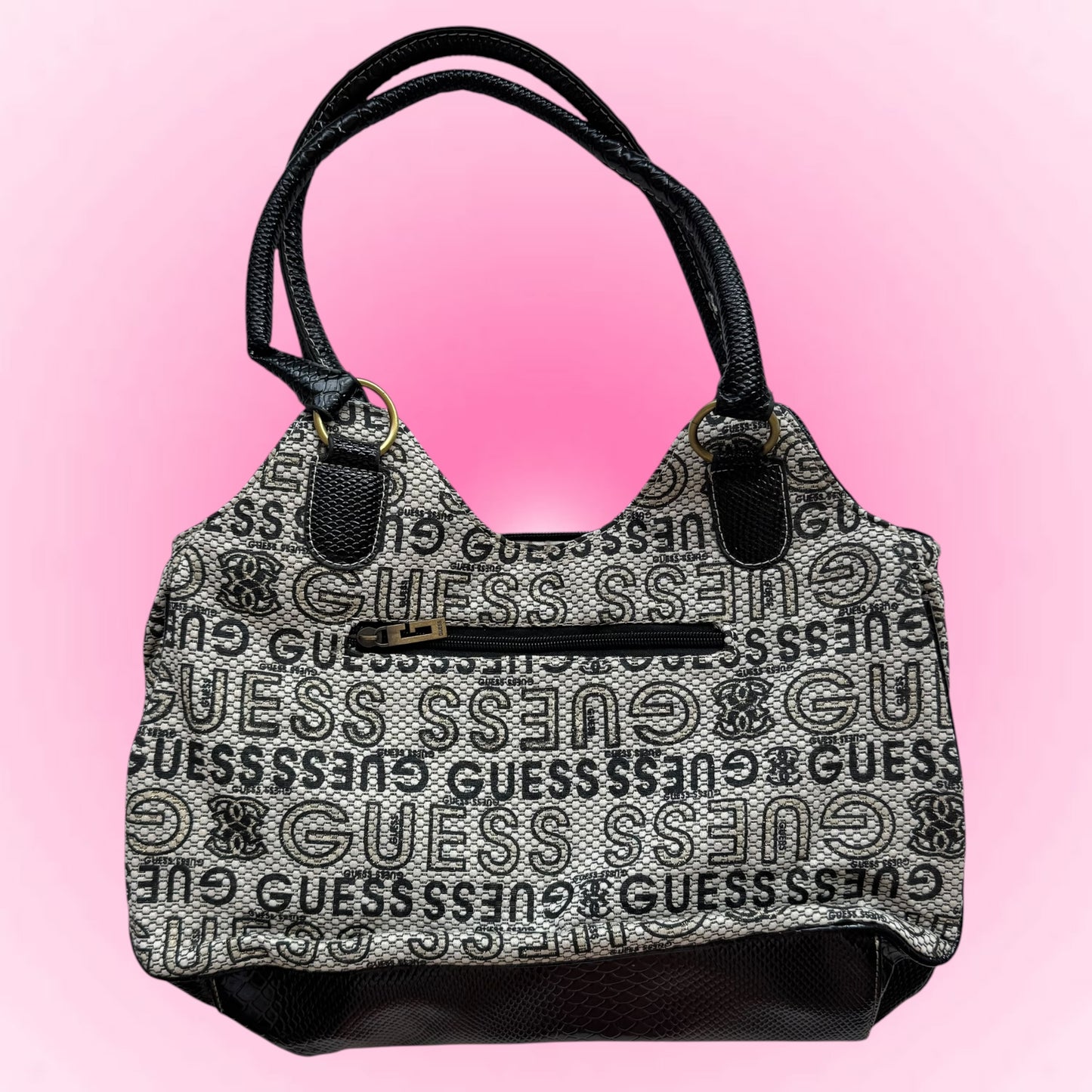 Vintage Black Guess Shoulder Bag