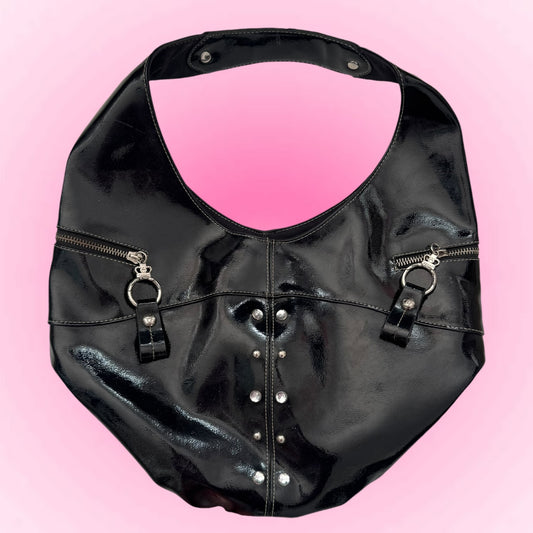 Kathy Van Zeeland Vintage Black Shoulder Bag