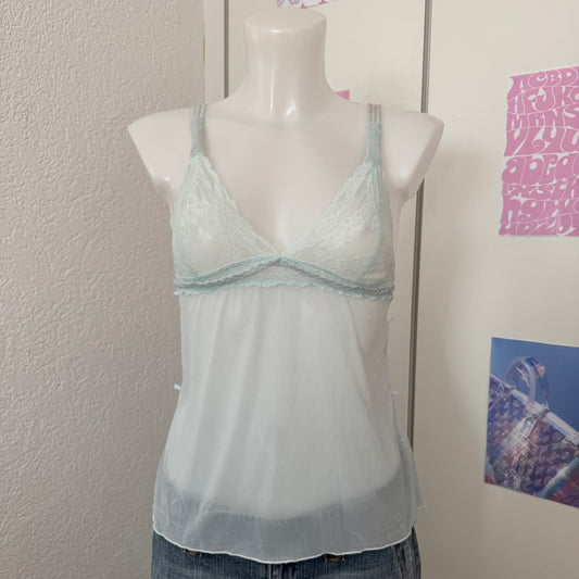Blue cami top (S)