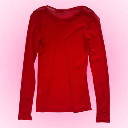 Red Mesh Longsleeve (S/M)
