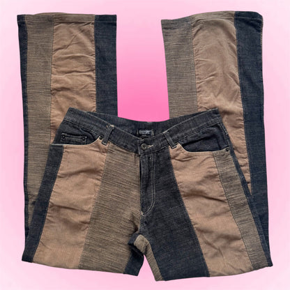 Patchwork Panel Jeans (S/M)