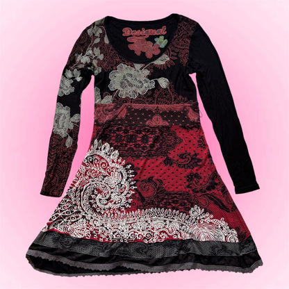Black Desigual Longsleeve Dress (S)